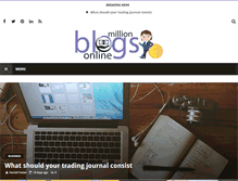 Tablet Screenshot of millionblogsonline.com